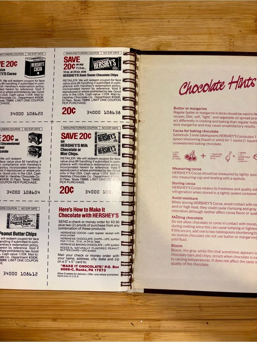 1987 Hershey’s Make It Chocolate! Cookbook